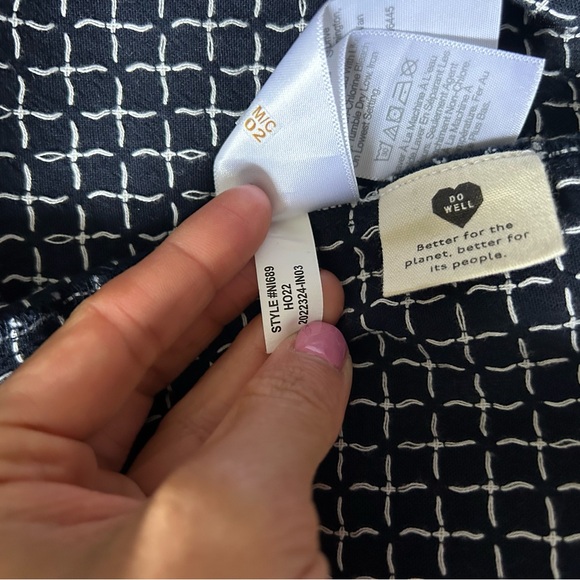 Madewell Dobby V-Neck midi tiered dress - Picture 10 of 12